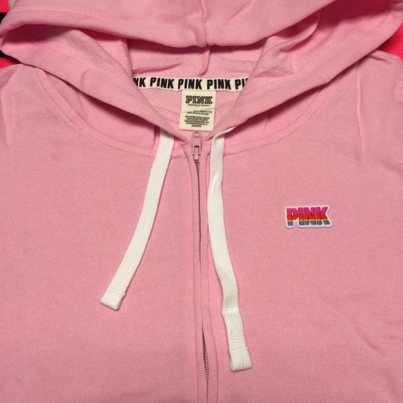 SOLD 🎀 VS PINK Full Zip Hoodie - Picture 2 of 4